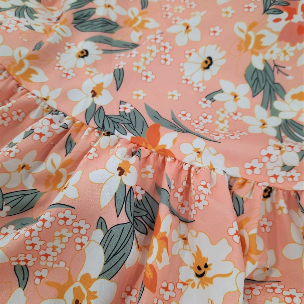 Floral ruffle boho button down maxi dress - Picture 11 of 11